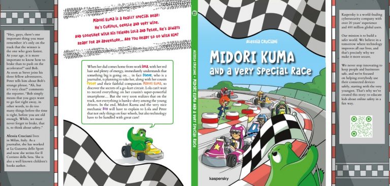 „Midori Kuma and a Very Special Race” este o carte gratuită despre securitatea cibernetică, destinată copiilor între 6 și 11 ani,