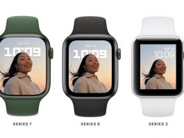 Aseară Apple a lansat cel mai nou model de ceas smart Watch Series 7, cu display mai mare și autonomie ceva mai bună.