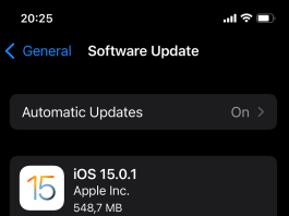 iOS 15.0.1 e lansat oficial și repară printre altele problemele de unlock cu Apple Watch și notificarea not enough storage space care nu dispare.