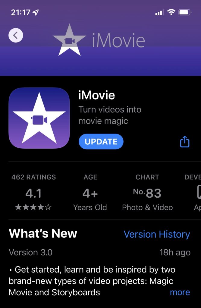 Apple a lansat iMovie 3 pentru iPhone și iPad cu opțiuni noi pentru crearea rapidă a materialelor video.