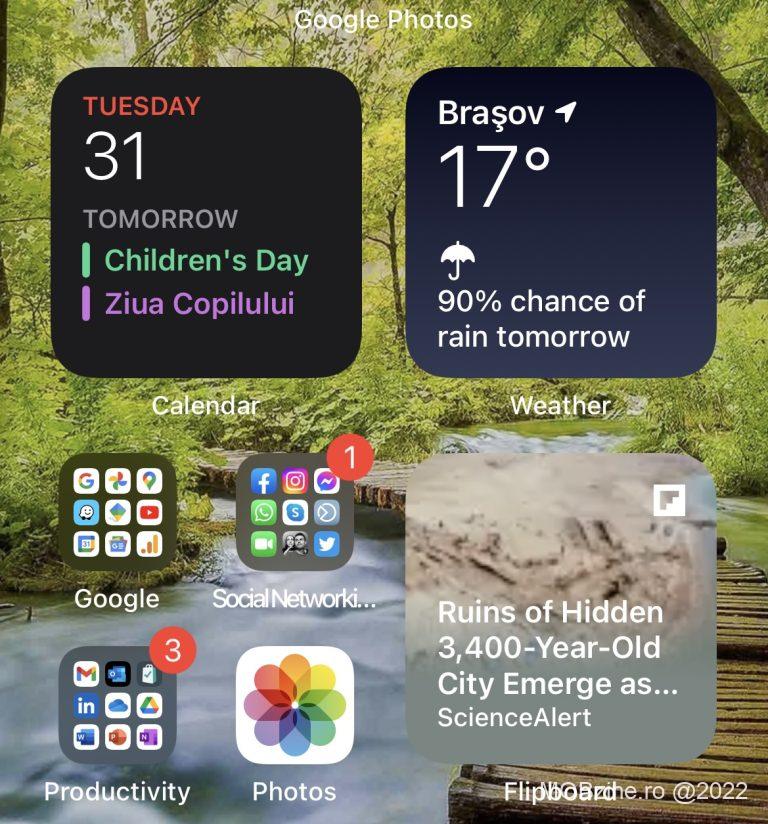 Pentru că aplicația de prognoză meteo Apple de pe iOS e foarte prost, am o alternativă care merge în România.