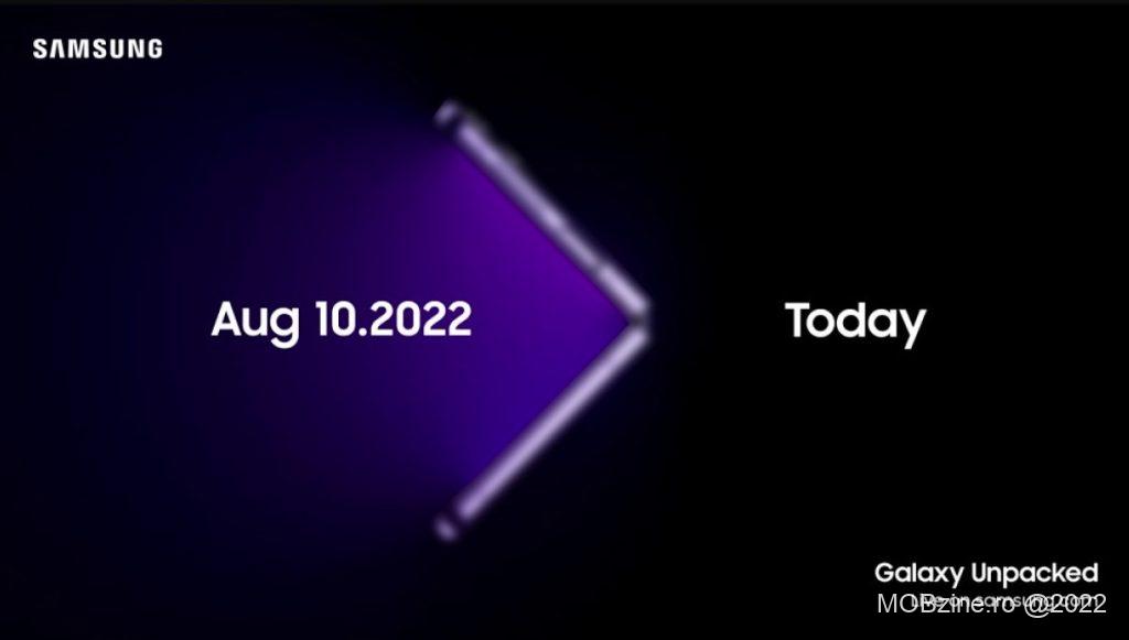 Se pare că avem data de lansare a setului Galaxy Z Fold4 și Z Flip4: 10 august, într-un nou eveniment Galaxy Unpacked.