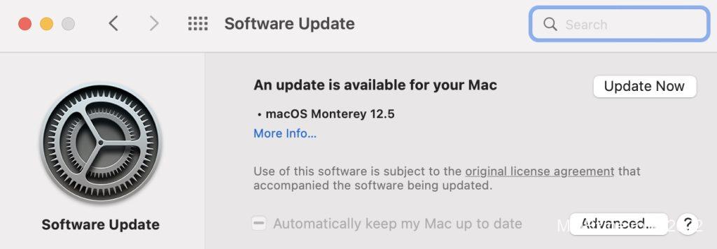 Odată cu lansarea iOS 15.6 Apple a furnizat și macOS Monterey 12.5, un update care repară un număr mare de vulnerabilități.