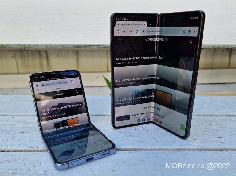 Orange aduce Samsung Galaxy Z Fold4 si Galaxy Z Flip4. Primele impresii despre telefoane