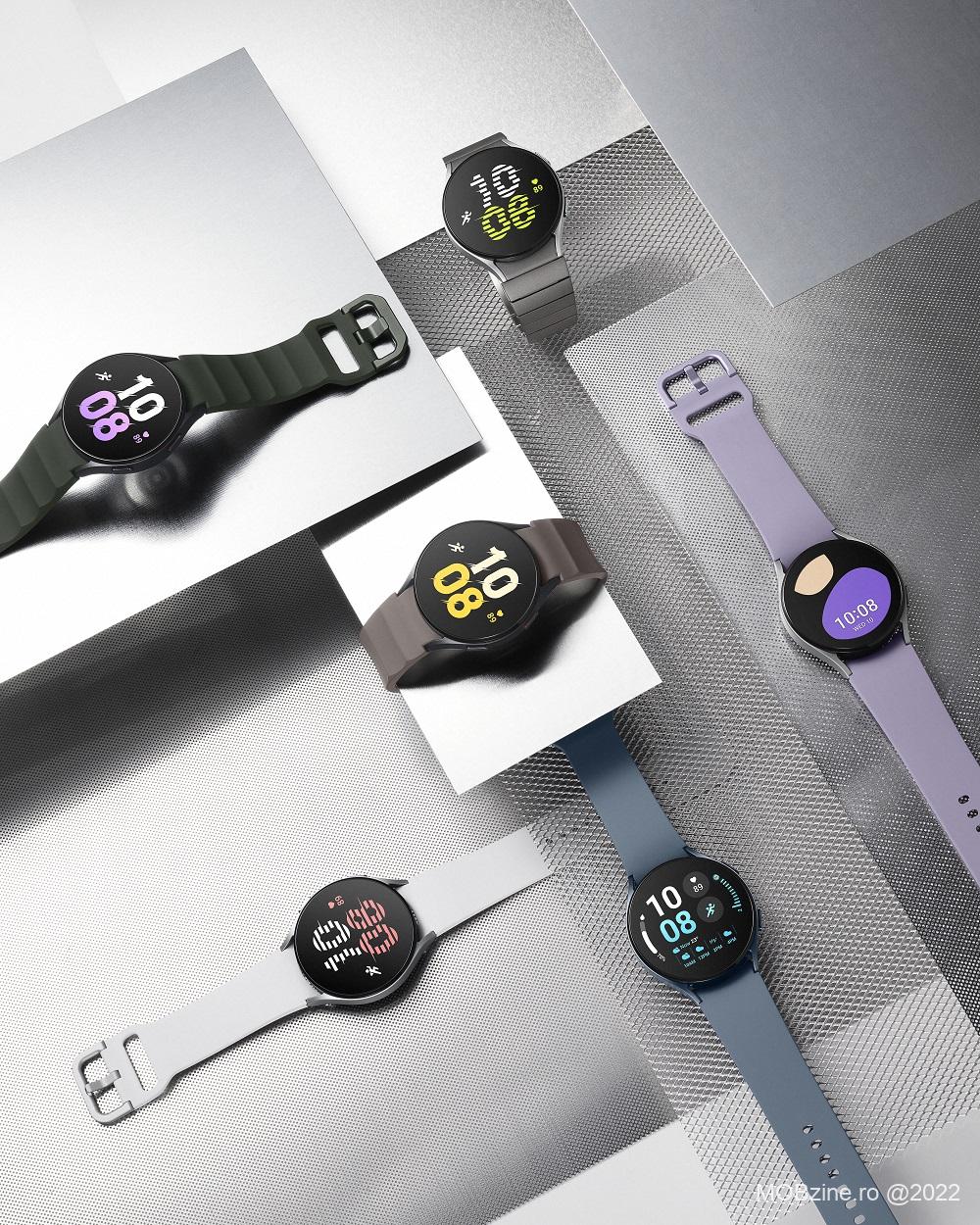 Alături de seria de pliabile Z Flip4 și Z Fold4 Samsung a prezentat astăzi noile ceasuri smart Galaxy Watch5.