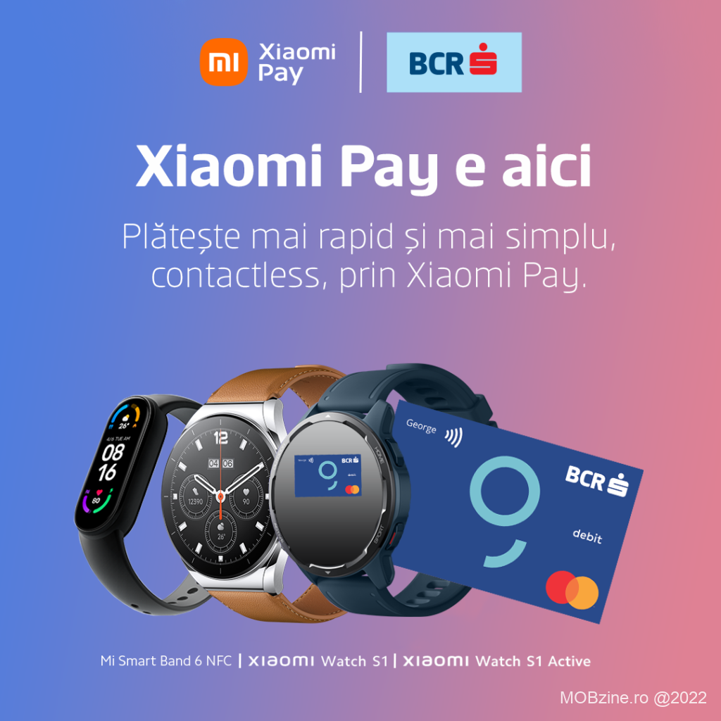 Xiaomi a încheiat parteneriate cu BCR și Mastercard pentru a putea permite câtorva din gagdet-urile sale să facă plăți contactless.