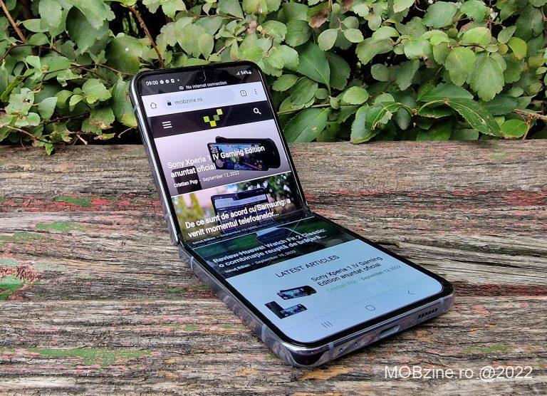 Review Galaxy Z Flip4: performante de top in pliabilul mic de la Samsung