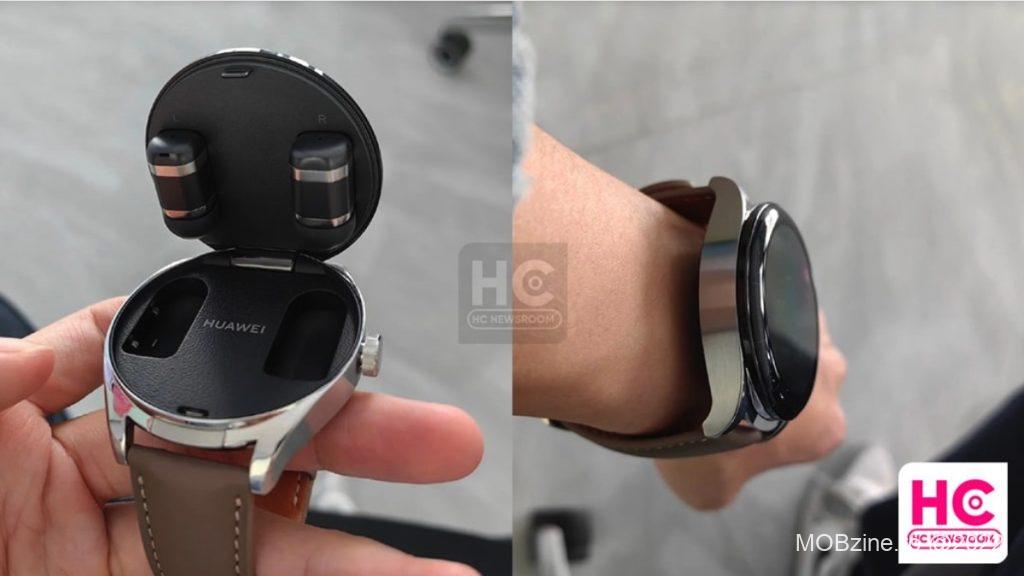 Huawei ne arată un ceas smart care încorporează un set de căști wireless numite Watch Buds.