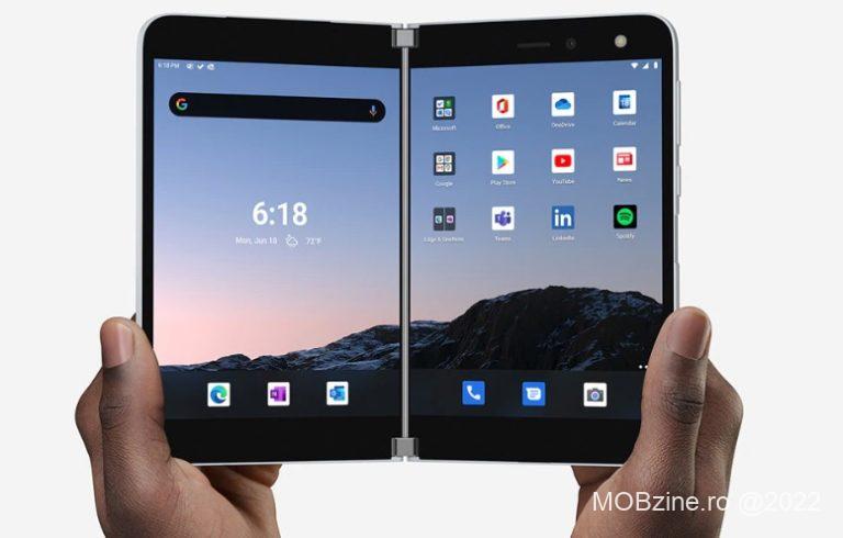 Surface Duo iese din schemă, viitorul smartphone Surface va folosi design-ul pliabil consacrat de Samsung.