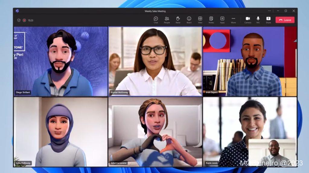 Începând de astăzi e lansată în versiune Preview aplicația Avatars pentru Microsoft Teams, cu care vă puteți transforma experiența unei ședințe online.