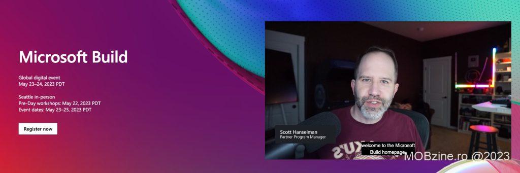 Ediția din 2023 a conferinței Microsoft BUILD are loc într-un format hibrid: online și cu prezență fizică, în perioada 23-25 mai, la Seattle.