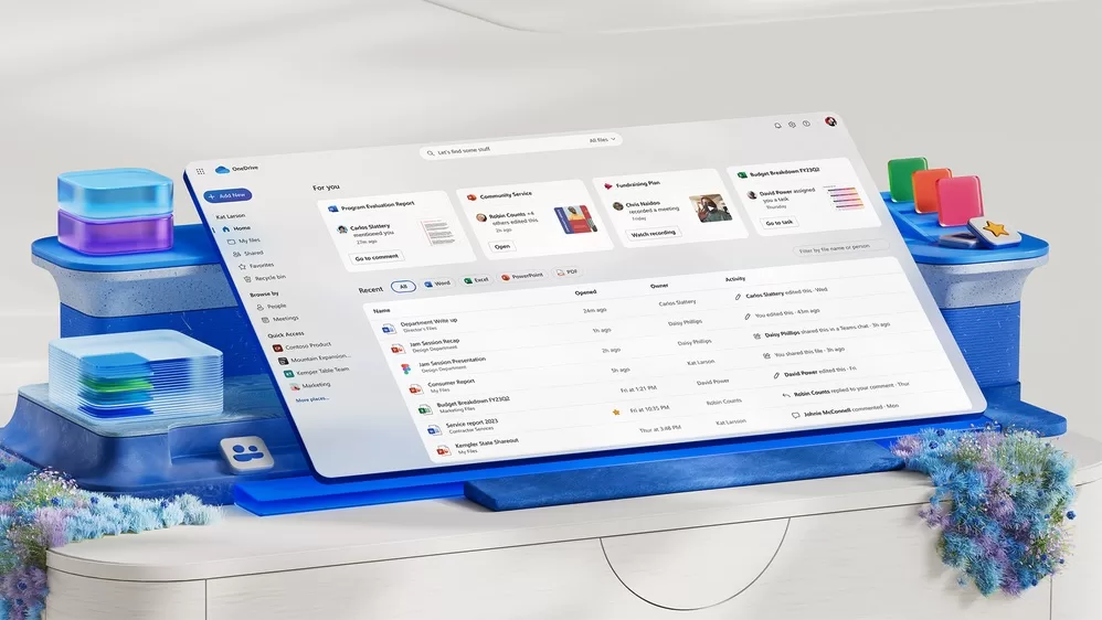 Microsoft a anunțat că noul OneDrive 3.0 va aduce schimbări importante la nivel de design, integrarea cu alte produse Microsoft 365 și bineînțeles, AI Copilot.