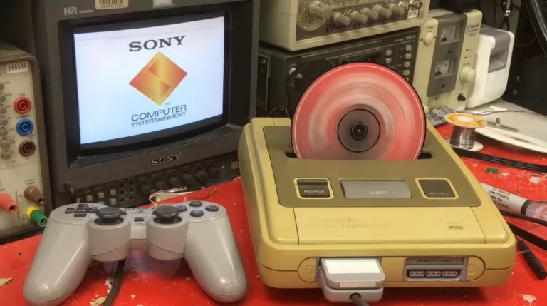 Am văzut un material video în care un pasionat își face propriul Nintendo Playstation folosind componente vechi.