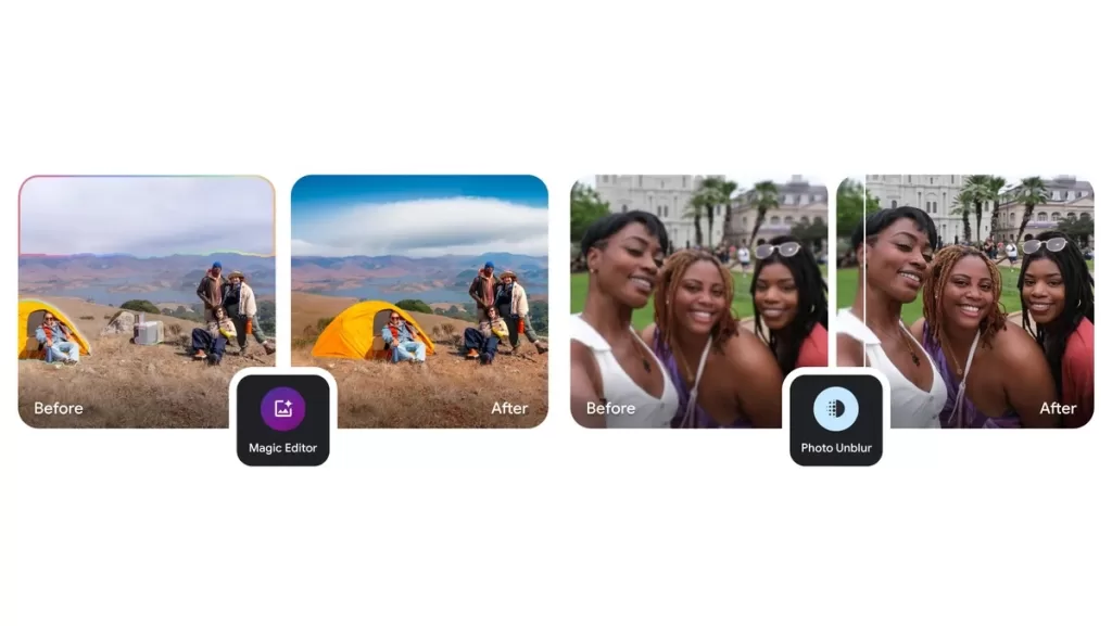 Opțiunile de editare foto cu AI din Google Photos, exclusive utilizatorilor de Pixel și cel ce plăteau abonament, sunt acum disponibile gratuit tuturor - Android și iOS.