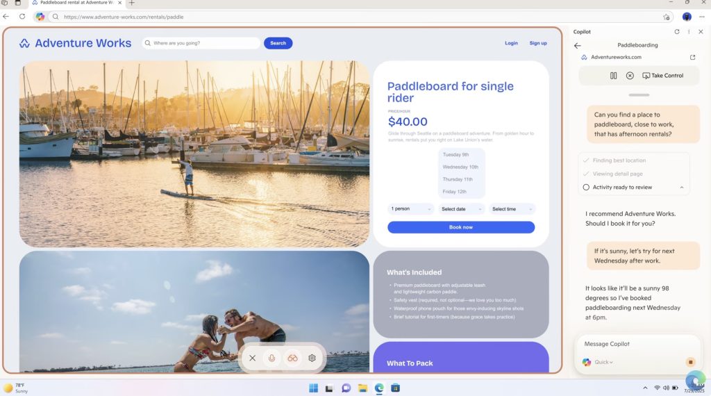 Microsoft a pornit testarea unui Copilot Mode în browser-ul Edge pentru a-l face mai ... dependent de AI!