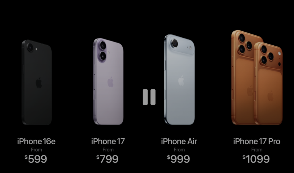 Noua serie iPhone 17, cu iPhone Air aduce schimbări la nivel de design, configurație hardware, dar nu și preț. Vedeți aici despre ce e vorba!
