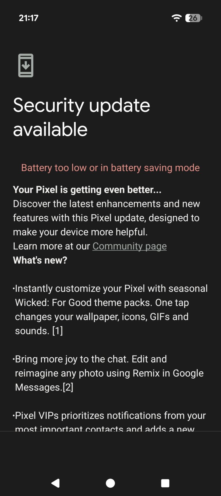 Google a lansat aseară pachetul November Pixel Drop pentru seria de smartphone-uri Pixel și aduce câteva chestii interesante, din păcate nu și pentru Europa.
