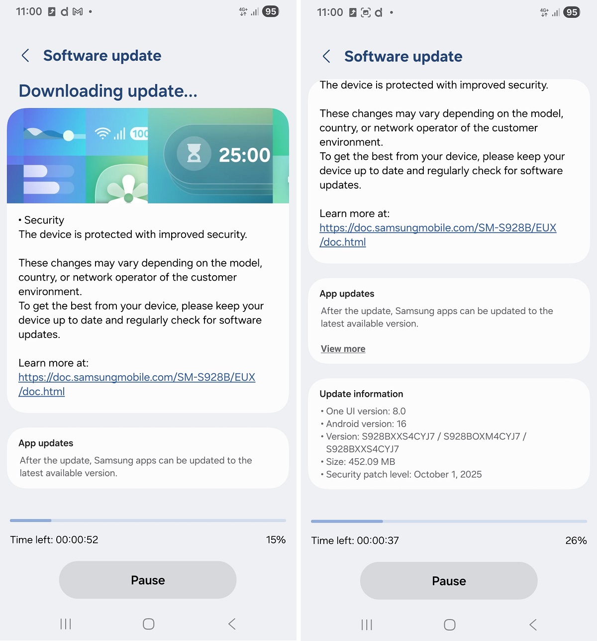 Seria Galaxy S24 primește un update de securitate