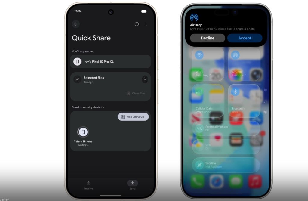 Cred că una dintre cele mai importante știri din ultimele zile este că Google a anunțat că aparatele Android pot acum trimite și primi fișiere de la iOS!
