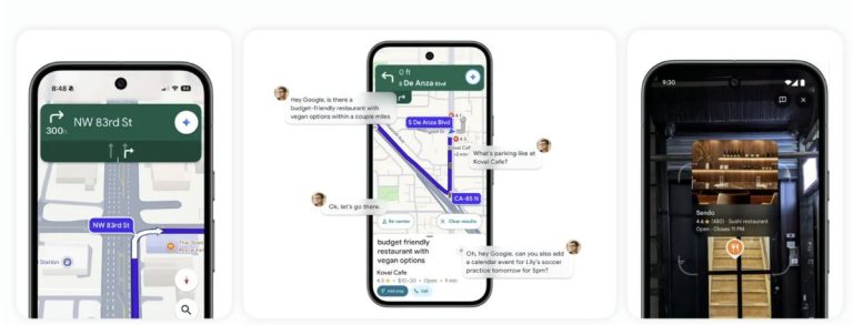 Google a anunțat că va oferi o integrare mai bună dintre AI-ul Gemini și Maps și va oferi o experiență de navigare mai bună.