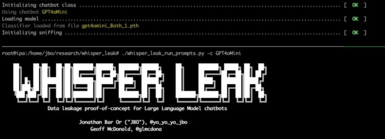 Whisper Leak este un tip de atac indentificat de Microsoft în care un atacator poate să descifreze subiectul conversației cu un AI.