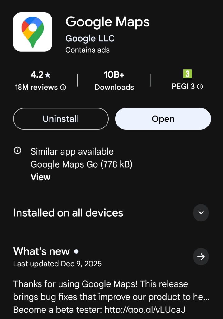 Opțiunea de navigare cu Power Saving folosing Always on display e disponibilă pe Google Maps în România!