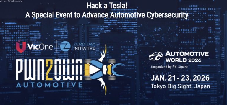 Zilele astea se întâmplă Pwn2Own Automotive 2026 în cadrul Automotive World, în Tokyo.
