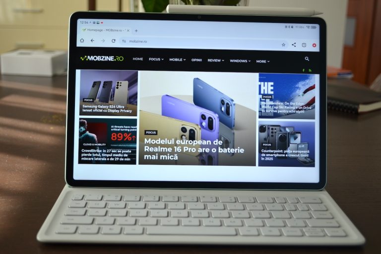 Tableta HUAWEI MatePad 11.5 S 2026 (sau mai bine zis 2025) e o excelentă soluție all-in-one pentru browsing, lectură, învățare și multimedia.