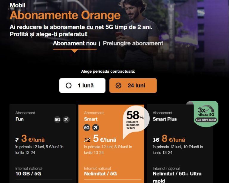 Orange anunță că oferă servicii online rapide de portare, cu ativare instant, direct din aplicația MyOrange.