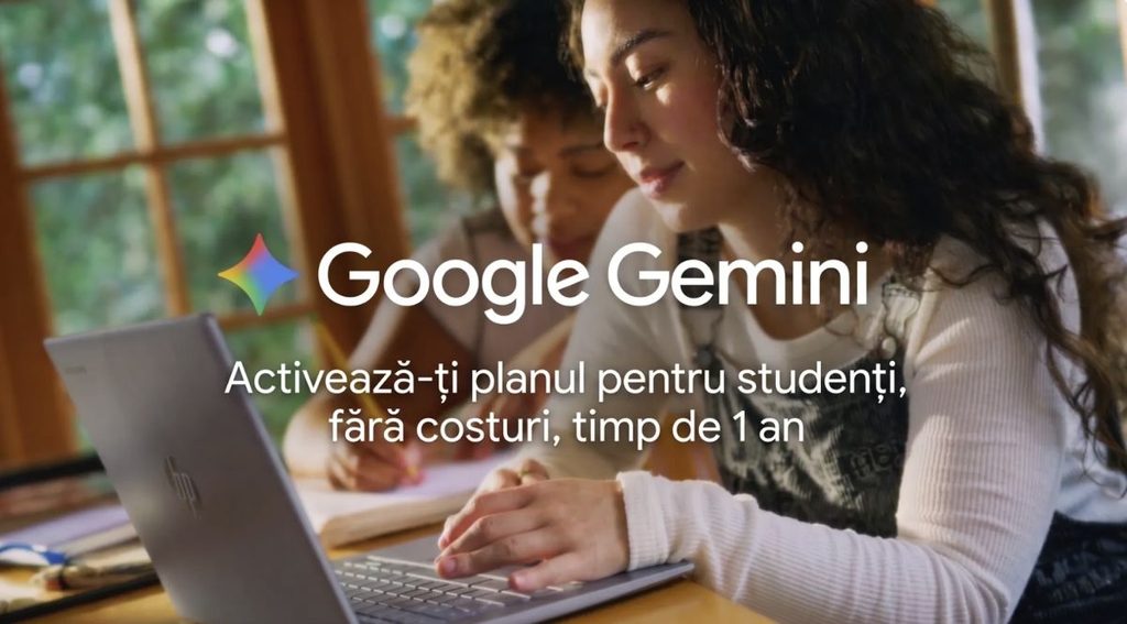 O chestie cool pentru studenții din România: au acces gratuit la pachetul Google AI Plus, cu limite duble față de vairantă de bazp și 400 GB de stocare în cloud.