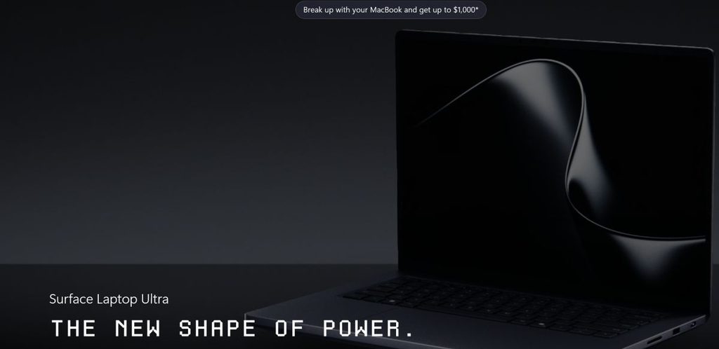 Surface Laptop Ultra este cel mai recent membru al familiei Surface, un super laptop cu NVIDIA RTX Spark. Are dotări de top și preț pe măsură.